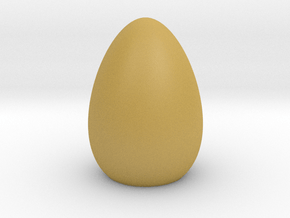 Egg Lamp in Tan Fine Detail Plastic