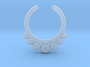 Septum Ring 1.5mm in Clear Ultra Fine Detail Plastic