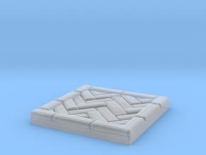 Brick's floor 1x1 in Clear Ultra Fine Detail Plastic