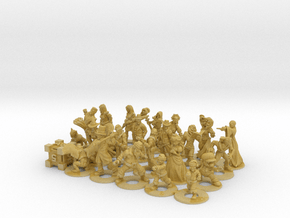 Epic Battle Figures in Tan Fine Detail Plastic