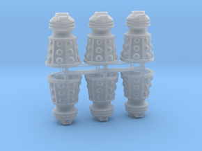 Dalek Post Version B (six pack) in Clear Ultra Fine Detail Plastic