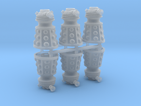 Dalek Post Version A (six pack) in Clear Ultra Fine Detail Plastic