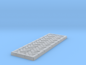 Brick's floor 1x3 in Clear Ultra Fine Detail Plastic