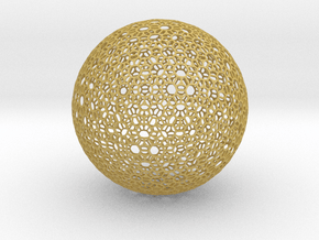 X-mas Ball in Tan Fine Detail Plastic