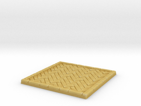 Brick's floor 2x2 in Tan Fine Detail Plastic