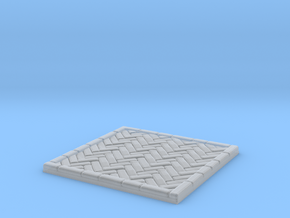 Brick's floor 2x2 in Clear Ultra Fine Detail Plastic