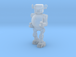 Retro 50's Toy Robot in Clear Ultra Fine Detail Plastic