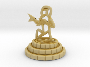 Pawn of chess in Tan Fine Detail Plastic