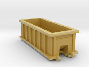 N Scale 20 FT X 8FT  Roll-off Dumpster  in Tan Fine Detail Plastic