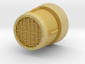Hovi Mic Tip With Mesh Scaled 0.8 in Tan Fine Detail Plastic