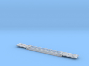 RailJet Wagenboden v1 TT 1:120  in Clear Ultra Fine Detail Plastic