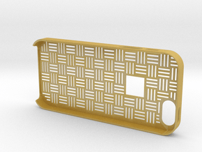 Japanese traditional pattern iPhone5/5S case in Tan Fine Detail Plastic