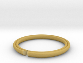 Secret Hidden Heart Ring (Size 5) in Tan Fine Detail Plastic