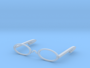 Glasses in Clear Ultra Fine Detail Plastic