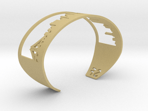 Bracelet Sf Skyline in Tan Fine Detail Plastic