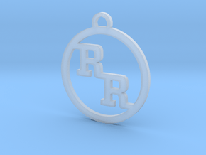 RootsRated Keychain in Clear Ultra Fine Detail Plastic