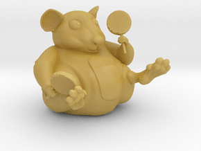 The Candy Mouse 2.5 Inch in Tan Fine Detail Plastic