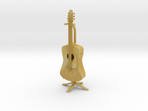 Guitar in Tan Fine Detail Plastic