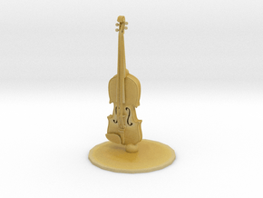 Violin in Tan Fine Detail Plastic