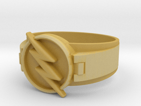 Reverse Flash Ring size 12 3/4 ,22.1mm in Tan Fine Detail Plastic