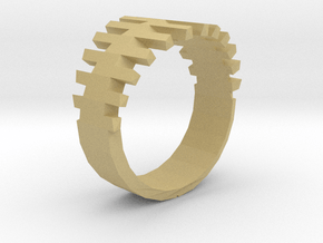 DEFENDER ring | size: 6.5 in Tan Fine Detail Plastic