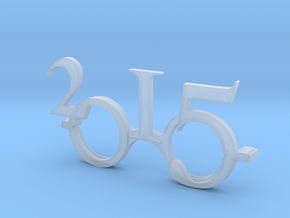 "2015"Frame front. in Clear Ultra Fine Detail Plastic
