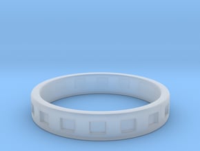 Simple Men's Ring - Size 10.25 in Clear Ultra Fine Detail Plastic