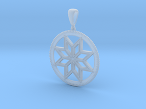 Alatyr pendant amulet in Clear Ultra Fine Detail Plastic