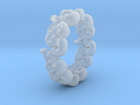 Six Clouds size:5 in Clear Ultra Fine Detail Plastic