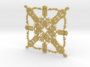 Doctor Who: Tenth Doctor Snowflake in Tan Fine Detail Plastic