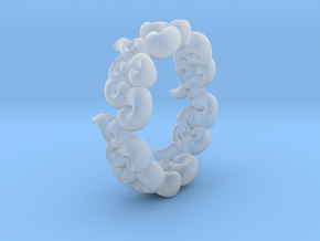 Six Clouds size:6.5-7 in Clear Ultra Fine Detail Plastic