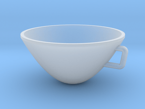 Parabolic Cup in Clear Ultra Fine Detail Plastic