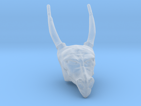 Dragon Head in Clear Ultra Fine Detail Plastic