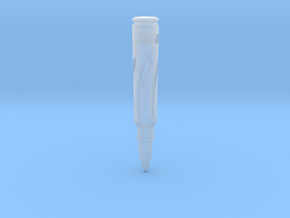 Bullet Pendant in Clear Ultra Fine Detail Plastic