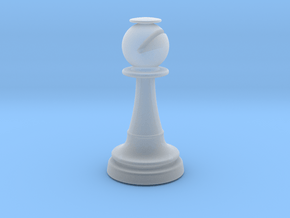 Inception Bishop Chess Piece (Lite) in Clear Ultra Fine Detail Plastic