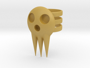 Death Jr Ring in Tan Fine Detail Plastic