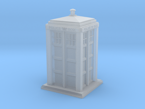 28mm/32mm scale Police Box in Clear Ultra Fine Detail Plastic