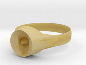 New Ring Design  in Tan Fine Detail Plastic