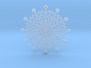 Snowflake Earring in Clear Ultra Fine Detail Plastic