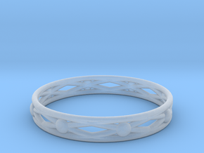 Normal ring(size = USA 5.5) in Clear Ultra Fine Detail Plastic