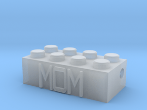 MOM in Clear Ultra Fine Detail Plastic