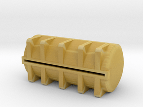 1/64 S scale 5025 gal. Horizontal Leg Tank in Tan Fine Detail Plastic