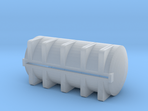 1/64 S scale 5025 gal. Horizontal Leg Tank in Clear Ultra Fine Detail Plastic