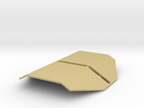 HO Scale Tank Car Shield for 1 Car in Tan Fine Detail Plastic