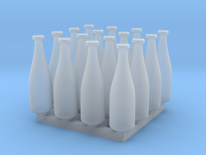 WineBottles 1x35scaled in Clear Ultra Fine Detail Plastic