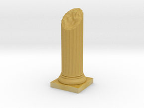 Pillar Broken Bottom Original Lrg in Tan Fine Detail Plastic