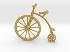 Old Bike in Tan Fine Detail Plastic