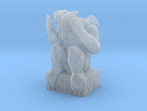 Grim Statuette  in Clear Ultra Fine Detail Plastic