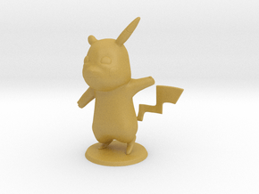 Pikachu in Tan Fine Detail Plastic