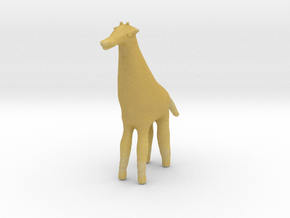 Giraffilosopher in Tan Fine Detail Plastic